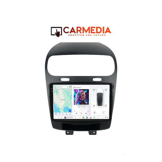 Carmedia Ηχοσύστημα Αυτοκινήτου για Fiat Freemont 2008+ (Bluetooth/USB/AUX/WiFi/GPS/Apple-Carplay/Android-Auto) με Οθόνη Αφής 9.5"