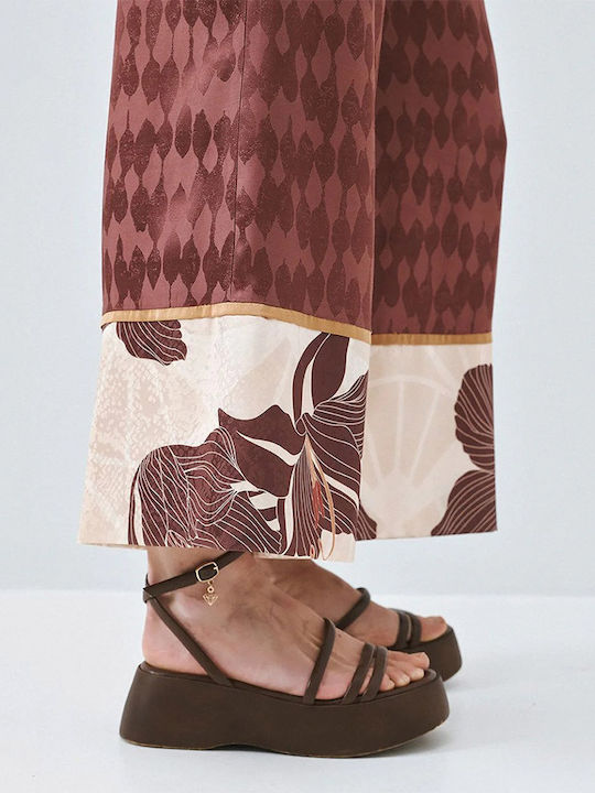 Women's Satin Pantaloons Choco