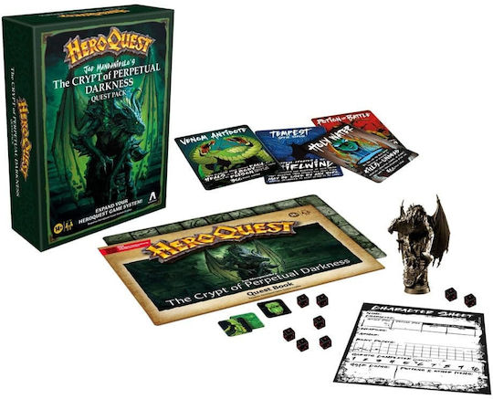 Game Expansion HeroQuest - Joe Manganiello’s The Crypt of Perpetual Darkness Quest Pack for 2-5 Players 14+ Years Old (EN) Avalon Hill