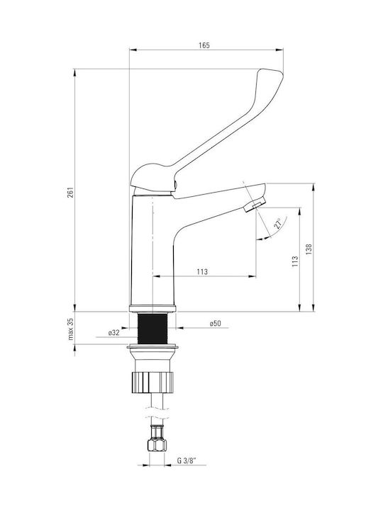 Deante Mixing Sink Faucet
