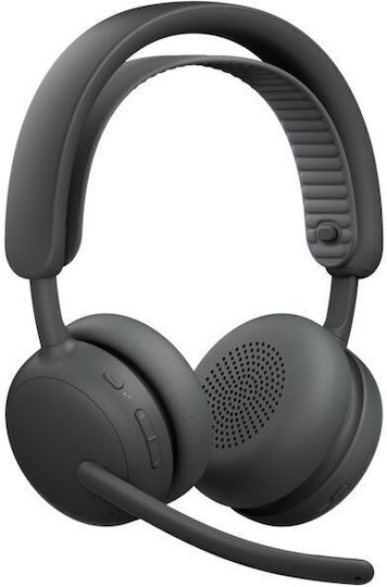 Logitech Zone Wireless 2 ES Teams Version On Ear Multimedia Ακουστικά με μικρόφωνο και σύνδεση Bluetooth σε Γκρι χρώμα