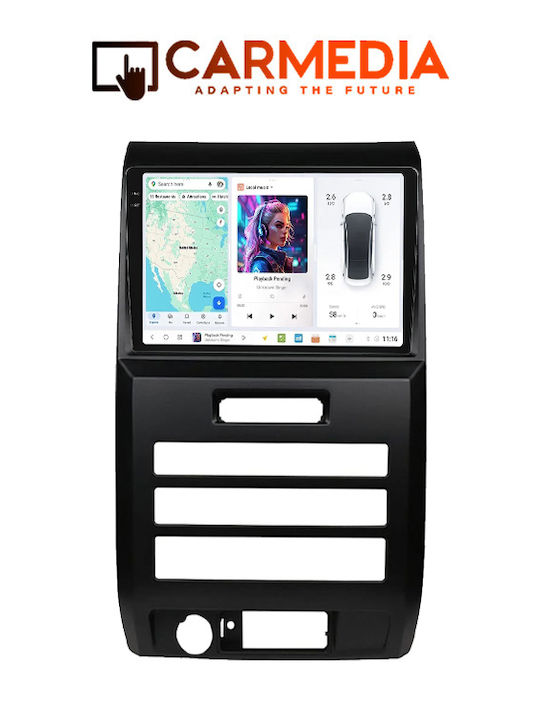Carmedia Auto-Audiosystem für Ford Raptor 2004-2014 (Bluetooth/USB/AUX/WiFi/GPS/Apple-Carplay/Android-Auto) mit Touchscreen 9.5"