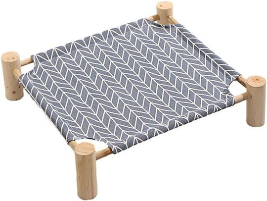 Holzhochbett Hängematte Grau 65 X 53 X 13/11cm