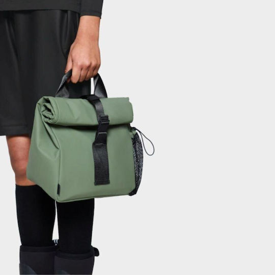 Rains Kids' Insulated Lunch Handbag 1 Litre Green 15x6.5x23cm