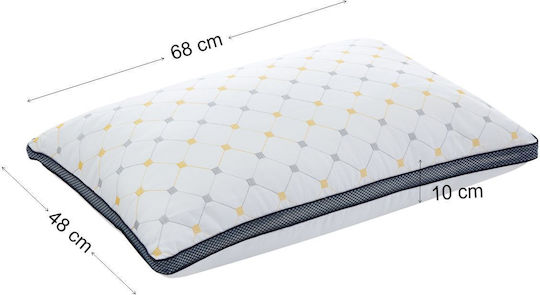 Μαξιλάρι Ύπνου Bio-poly Pillow Βαμβακερό 48x68x10εκ