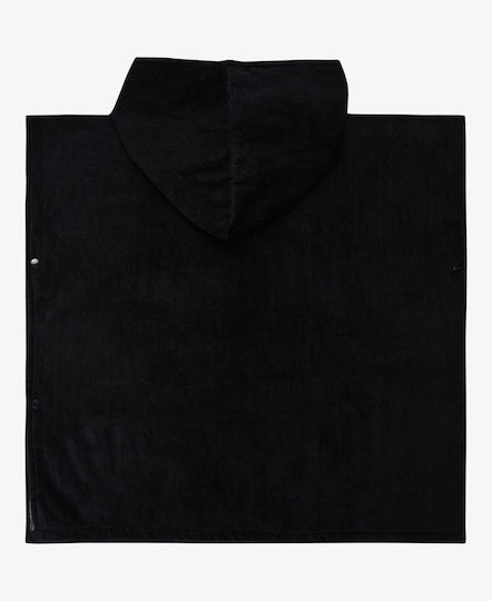 Quiksilver Kinder Strandponcho Schwarz
