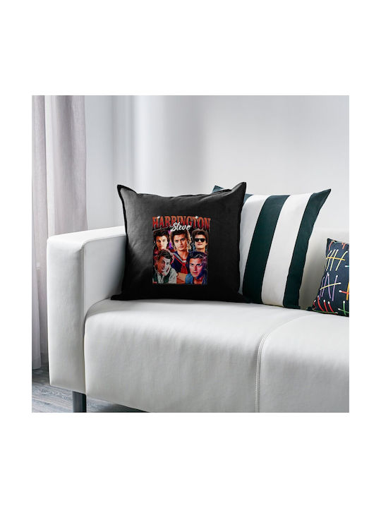 Koupakoupa Sofa Cushion Steve Harrington Stranger Things 100% Cotton Black 50x50cm