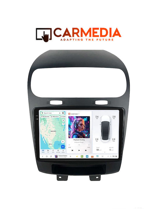 Carmedia Car Audio System for Fiat Freemont 2008 (Bluetooth/USB/AUX/WiFi/GPS/Apple-Carplay/Android-Auto) with Touch Screen 9.5"