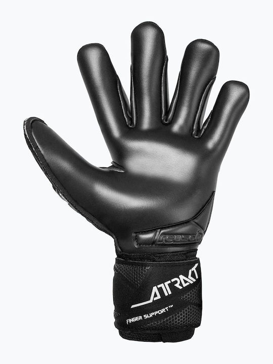 Reusch Infinity Finger Support Goalkeeper Gloves Adults Black