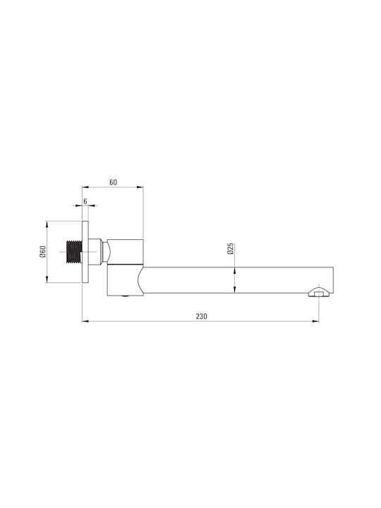 Deante Built-In Silver