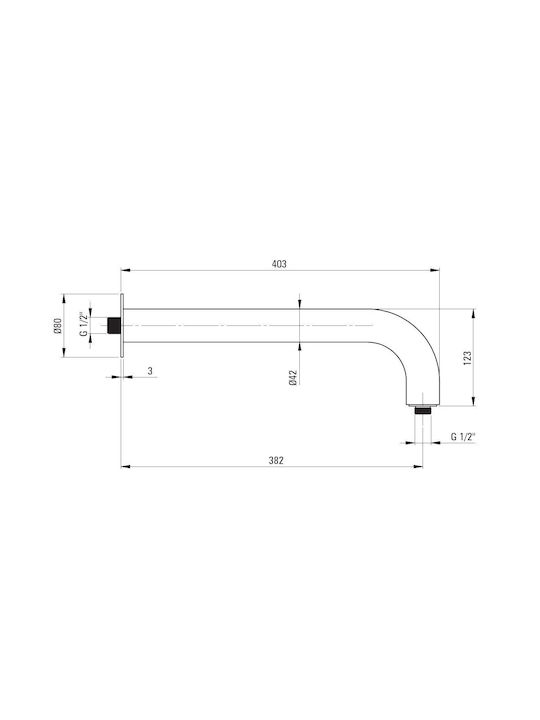 Deante Built-In Argint