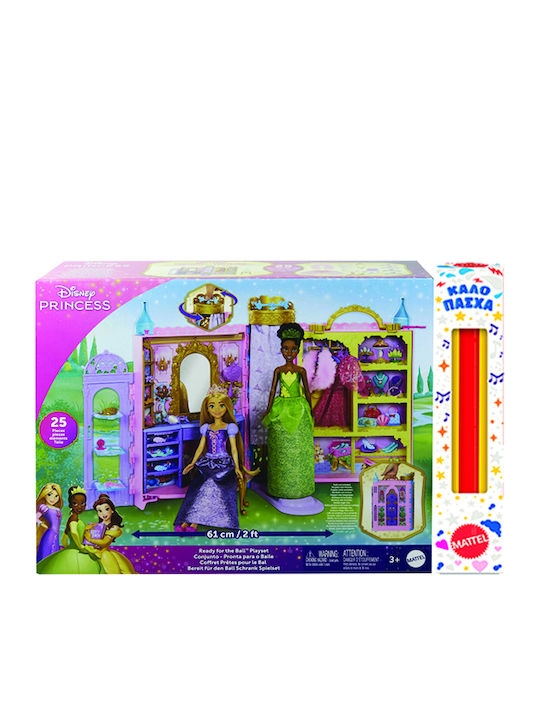 Disney Princess Toy Candle Princess Bedroom Beauty Ready For The Ball for 3+ Years Mattel