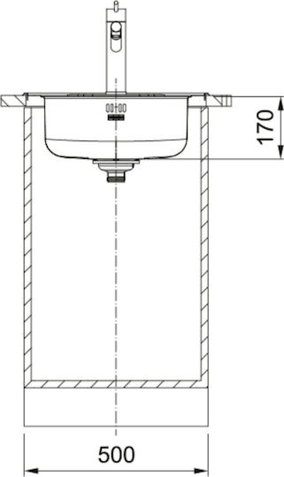 Franke 1010712235 Ένθετος Inox Μ50.9xΠ50.9cm Γκρι Franke 1010712235 Ένθετος Inox Μ50.9xΠ50.9cm Γκρι