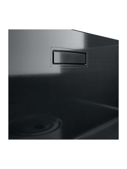 Globalo Undermount Kitchen Sink Inox L44xW54cm Gray