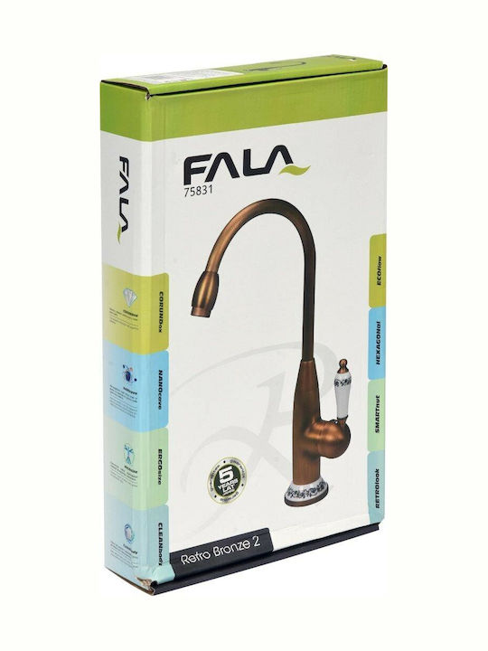 Fala Μπαταρία Κουζίνας Πάγκου Μπρούτζινη Fala Μπαταρία Κουζίνας Πάγκου Μπρούτζινη