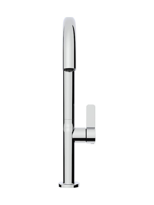 Teka Oval 915 Kitchen Faucet Counter Silver