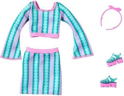 Barbie Fashion Clothes for Dolls Evening Outfits for 3+ Years (Various Designs) 1pc