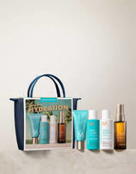 Moroccanoil Greetings From The Body Collection Hair Care Set With Oil & Toiletry Bag 5 Pieces