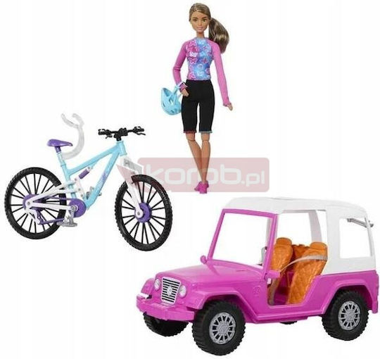 Barbie Barbie Jeep & Fahrrad Puppenfahrzeug