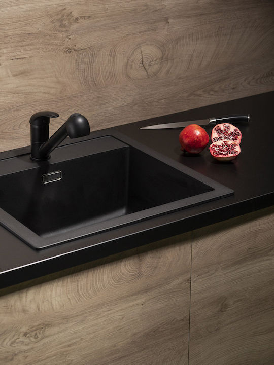 KFA Kitchen Faucet Counter with Shower Black