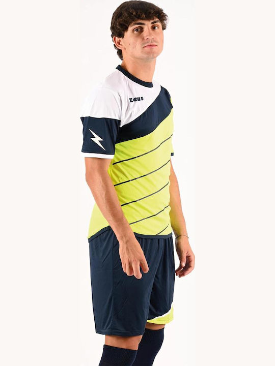 Lybra Uomo Set Echipament Sportiv Fotbal Pentru Adulți/Copii Galben/Albastru