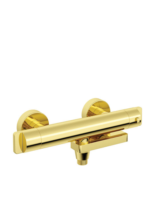 Deante Mischung Bade- / Duscharmatur Badewanne Thermostatische Bronze