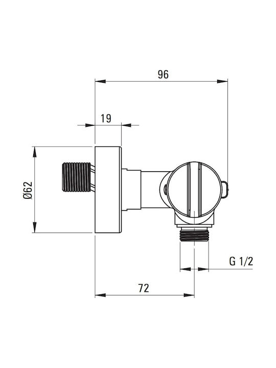 Deante Mischung Bade- / Duscharmatur Dusche Thermostatische Gray