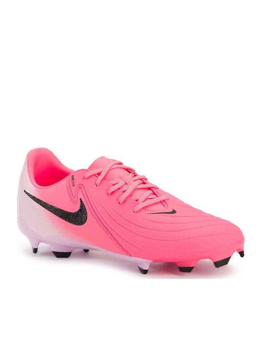 Nike Phantom GX 2 Academy Football Shoes with Cleats Sunset Pulse / Black
