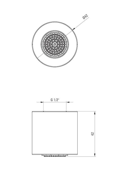 Deante Shower Column with Mixer Silver