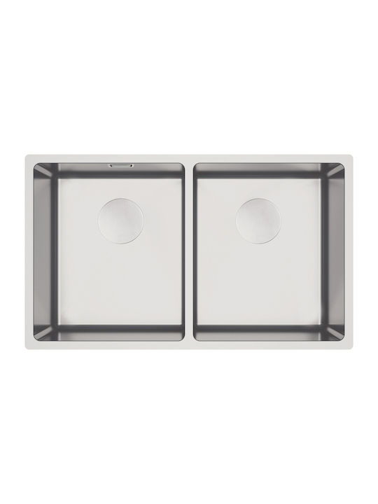 Deante Chiuvetă Sub Masă Inox Periat 44x74cm Gri
