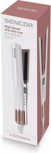 Sencor SHI 9100RS Πρέσα Μαλλιών με Ατμό Ionic 1300W