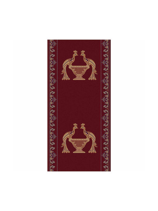 Isexan Living Room Rug Rectangular Peacock 120x120cm