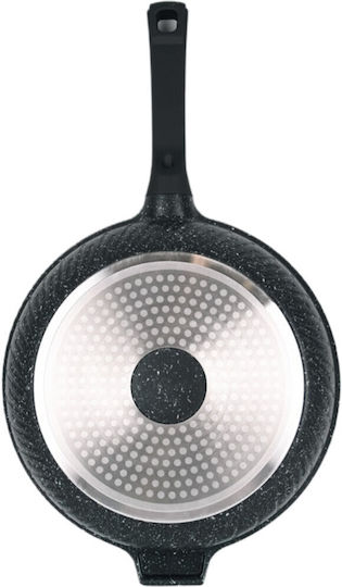 Maestro Maestro Aluminium Pfanne mit Deckel mit Steinbeschichtung 28cm