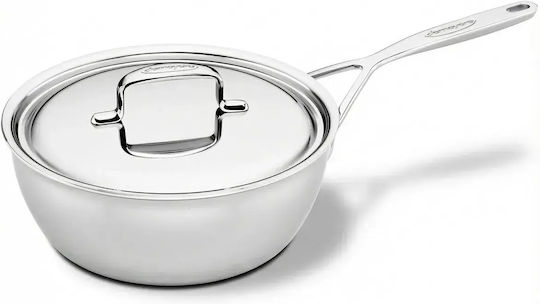 Demeyere Stainless Steel Saute Pan with Lid 24cm
