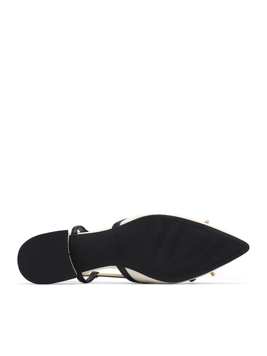 Sensa15 Bow Leather Women's Ballerina Shoes With Strap In Beige Color