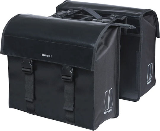 Basil Sack Reise Schwarz Stoff M38xP8xH30cm