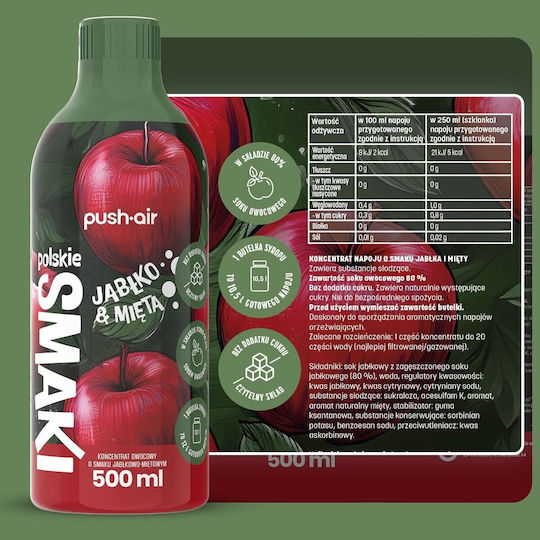 Pushair Apple-mint Concentrate 500ml