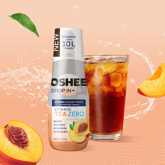 Oshee Drop Ice Tea Peach Zero Syrup 500ml 1 Piece