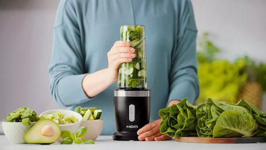 MPM Gofree Solo Blender Cu Cană Din Plastic 600 Ml 240w Negru