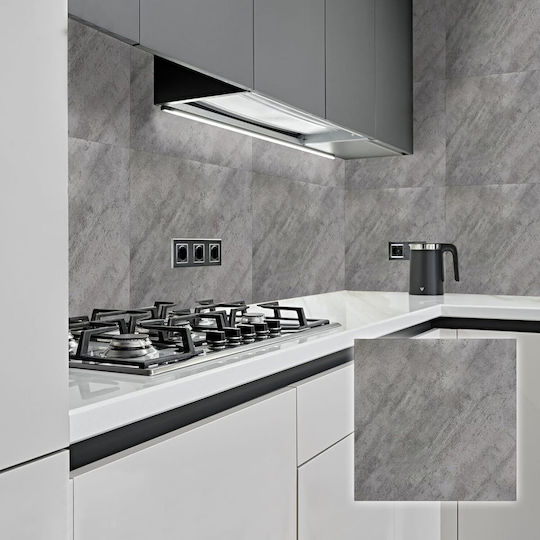 Self-adhesive Stickers Tiles 30x30 Cm 20 Pieces Gray Marble 1.8 M² Self-adhesive Stickers Tiles 30x30 Cm 20 Pieces Gray Marble 1.8 M²
