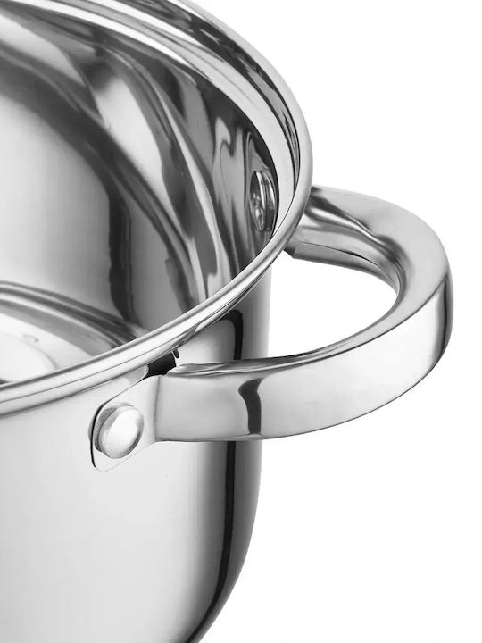 Florina Deep Stainless Steel Pot 2.6lt / 18cm
