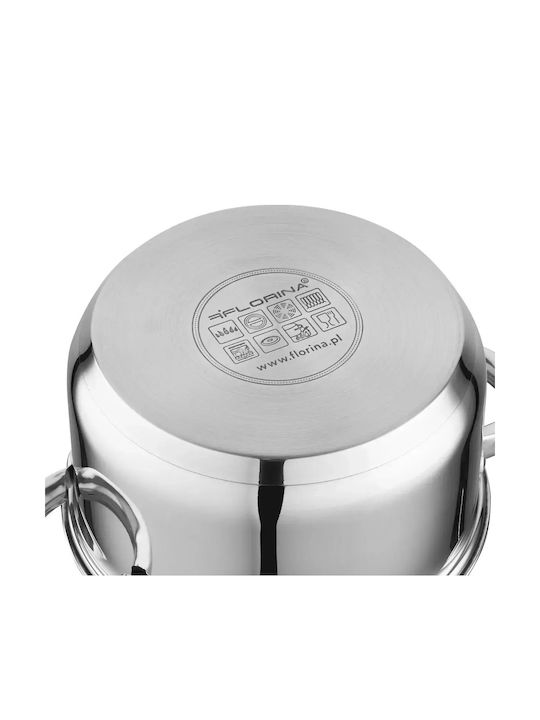 Florina Deep Stainless Steel Pot 2.6lt / 18cm