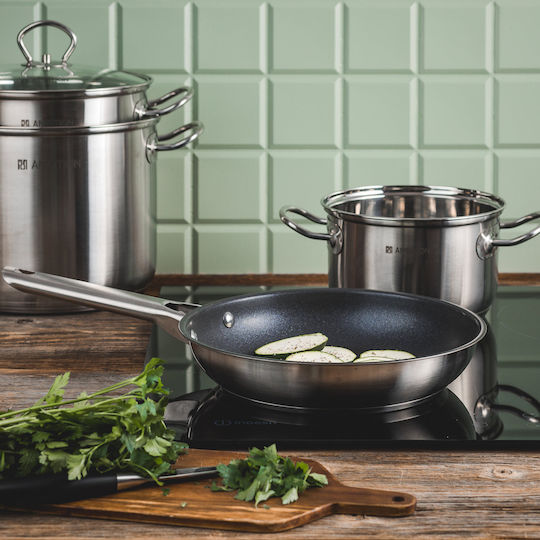 Ambition Acero Deep Stainless Steel Pot 13.5lt / 28cm