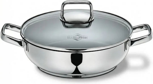 Kuchenprofi Shallow Stainless Steel Pot 3lt / 28cm