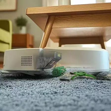 iRobot Roomba Plus 405 Combo + AutoWash Σκούπα Ρομπότ με Χαρτογράφηση Laser Λευκή