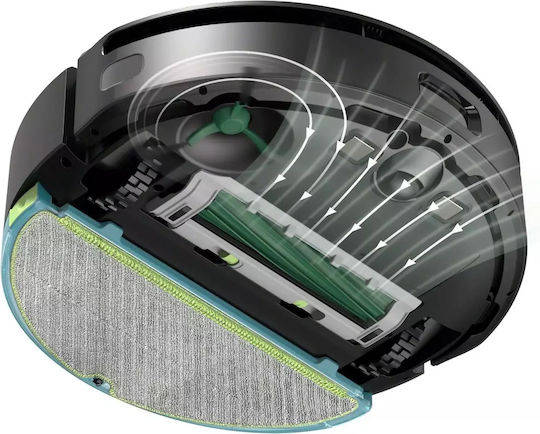 iRobot Roomba Combo 205 Σκούπα Ρομπότ με Χαρτογράφηση Laser Μαύρη