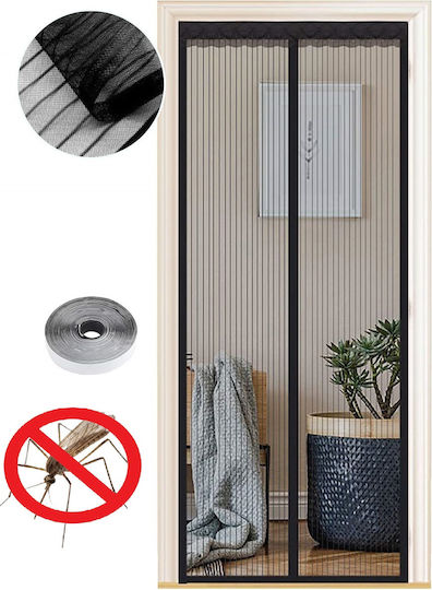 Net Balcony Pet Friendly Σίτα Πόρτας με Σκρατς με Μαγνητικό Κούμπωμα 200x95cm