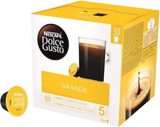 Nescafe Κάψουλες Espresso Συμβατές με Μηχανή Dolce Gusto 30caps