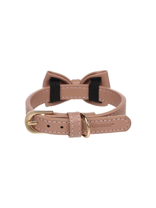 Flamingo Collar Bow Tie Nela Pink S 29-35cm X 15mm X 4mm