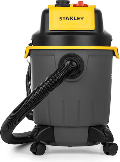 Stanley Σκούπα Υγρών / Στερεών 1200W με Πλαστικό Κάδο 20lt Μαύρη